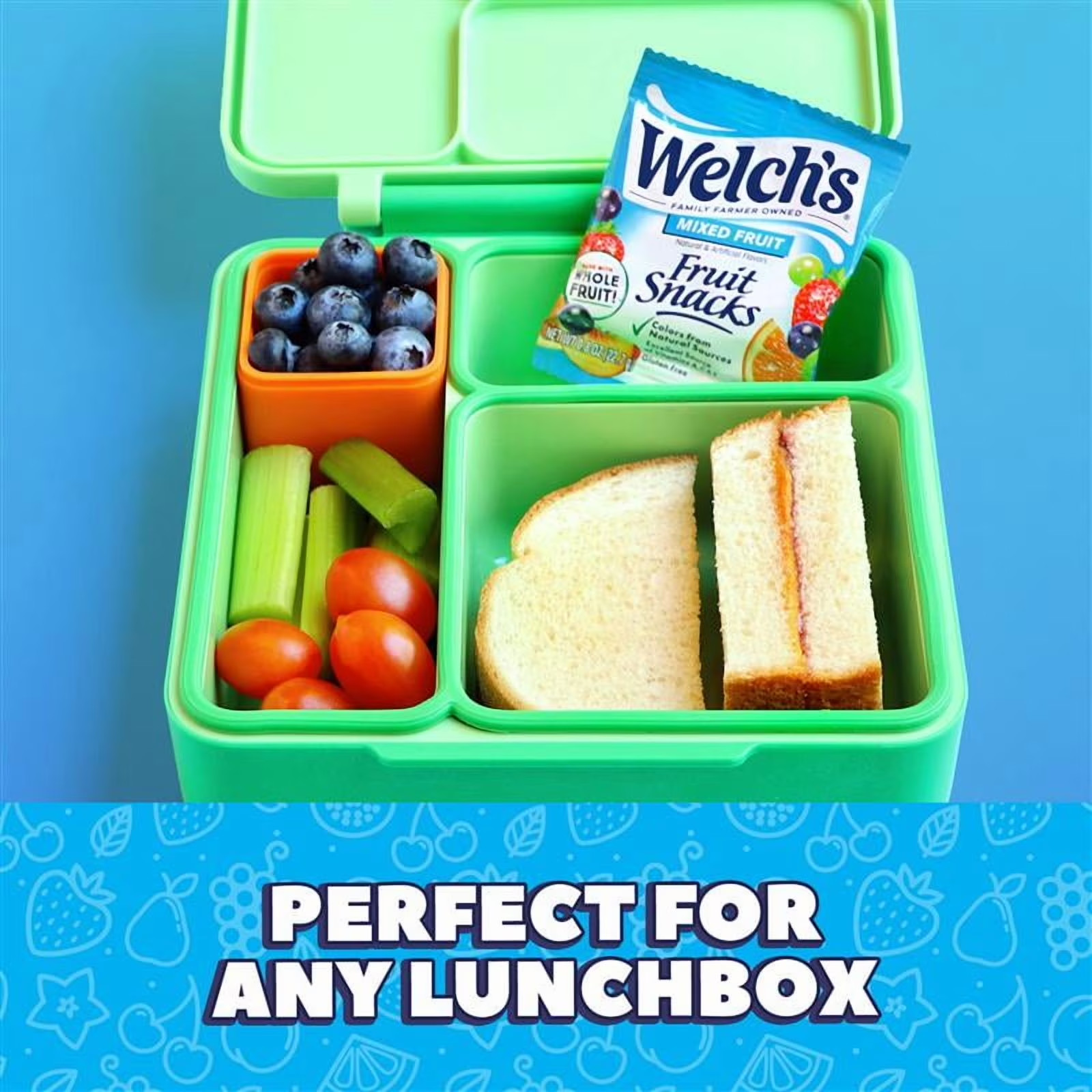 Welch’s Fruit Snacks, Mixed Fruit Gluten Free, Bulk Pack 0.8 oz (40 pouches)