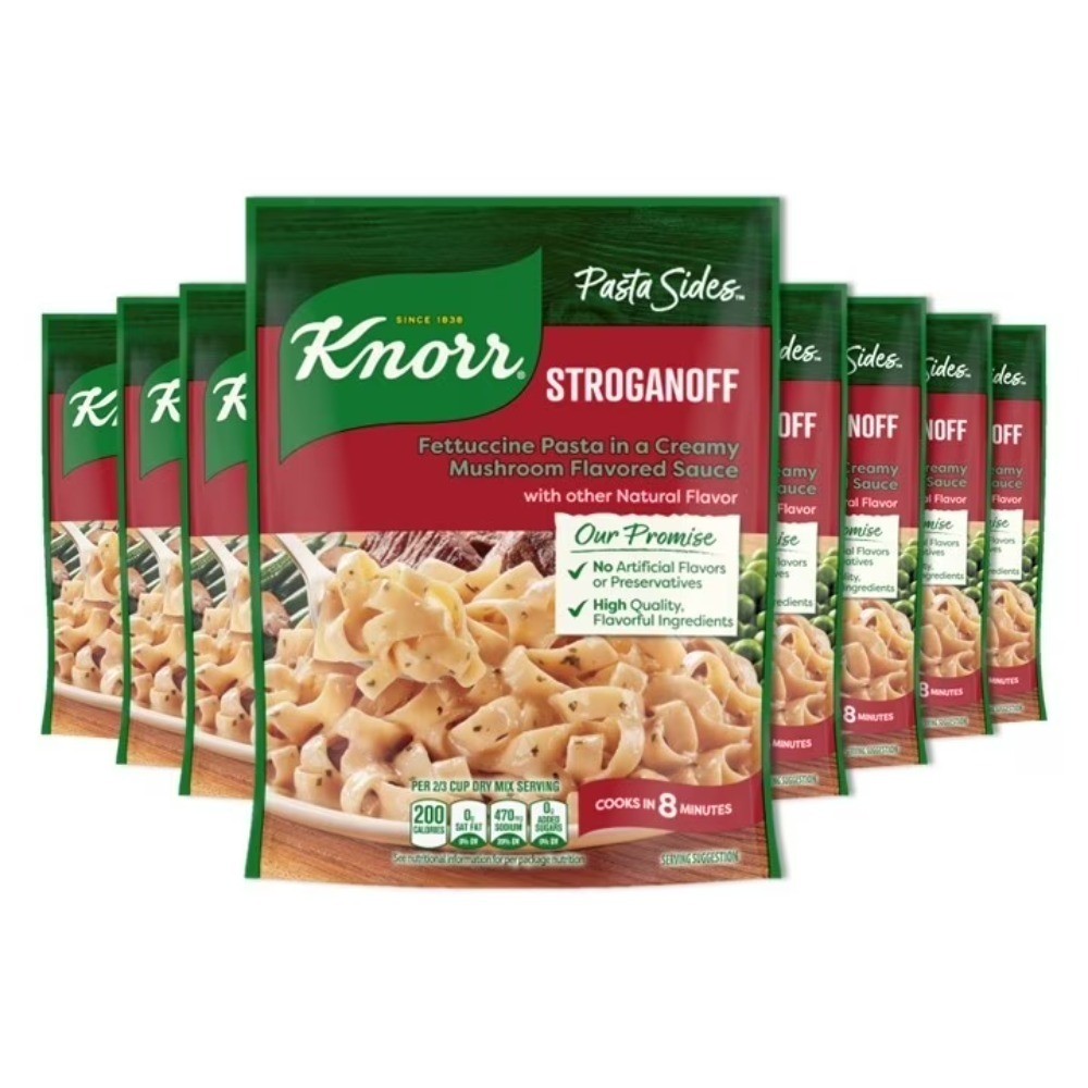 Fettuccine Pasta Sides Stroganoff Flavor No Artificial Flavors Quick Cook 7