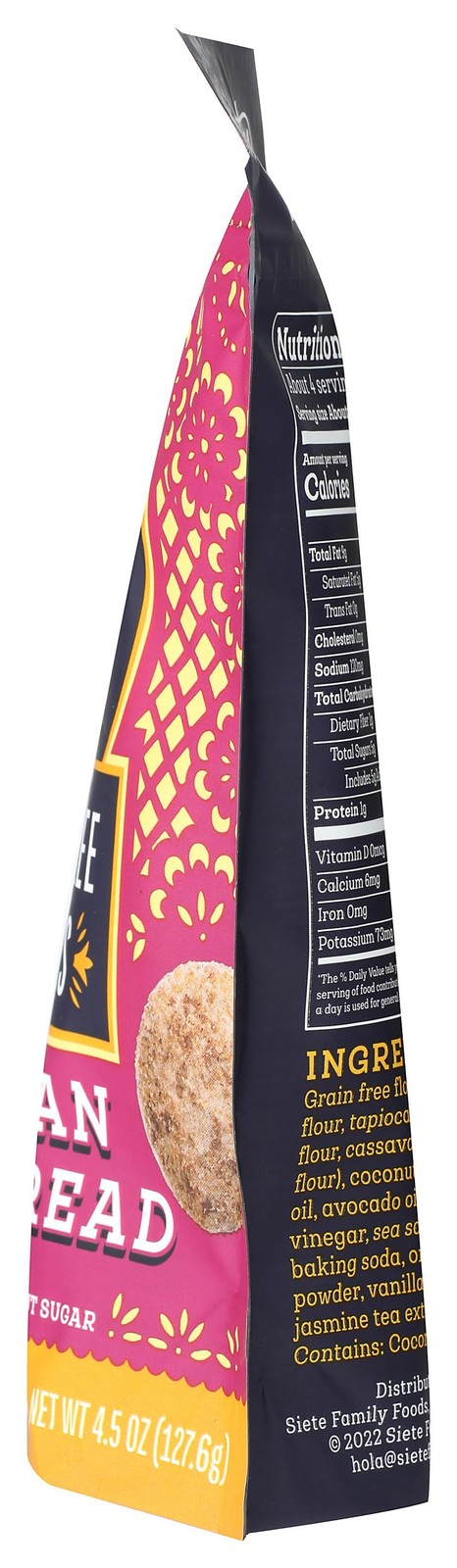 Gluten Free Vegan Mexican Shortbread Cookies 4.5 Ounce Pack Of 1
