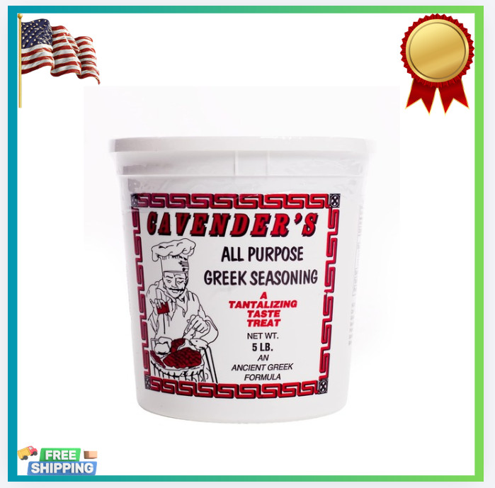 New All Purpose Greek Seasoning 5 lb Bulk Tub