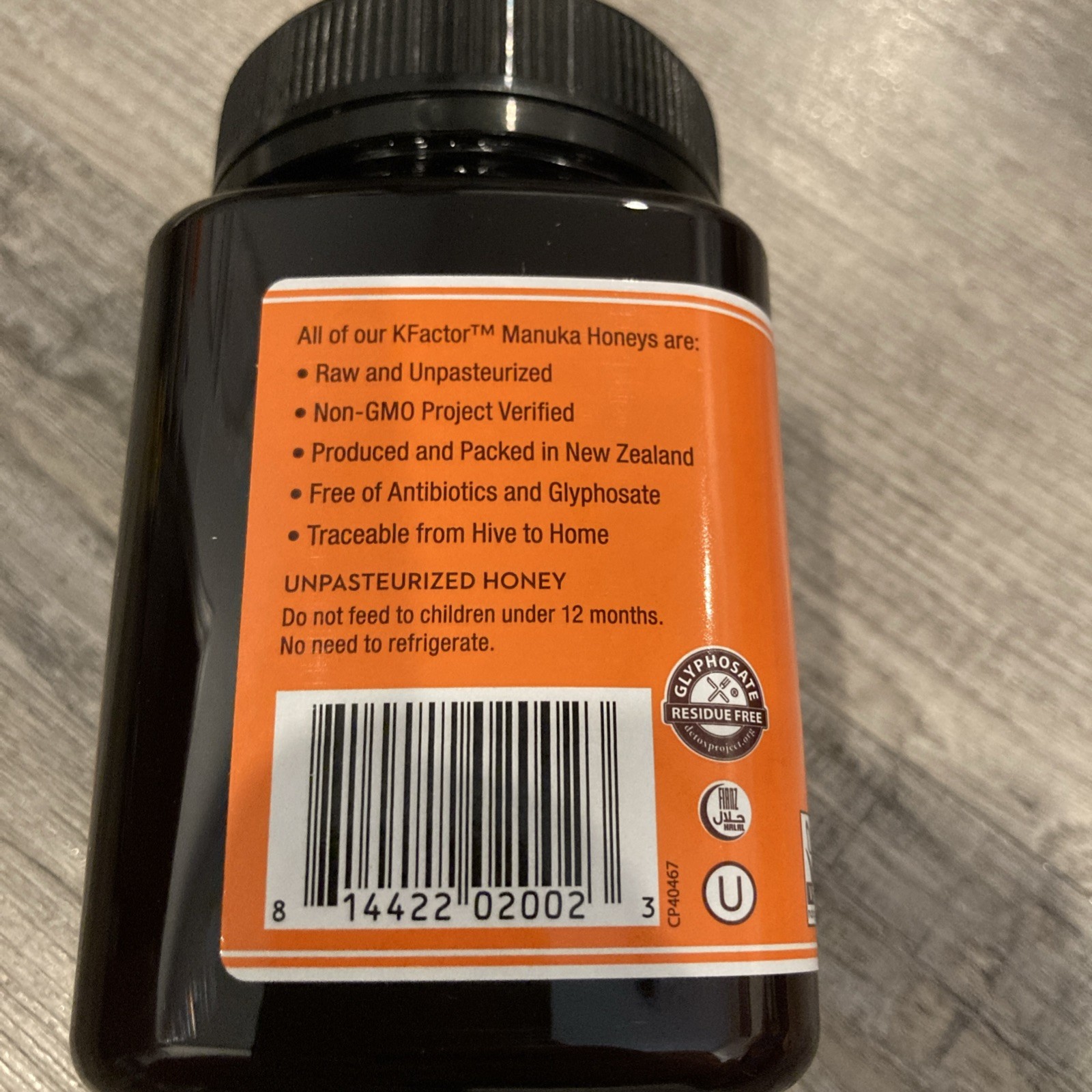 MANUKA HONEY WEDDERSPOON NEW ZEALAND RAW KFACTOR 16 + 1.1lb 500g