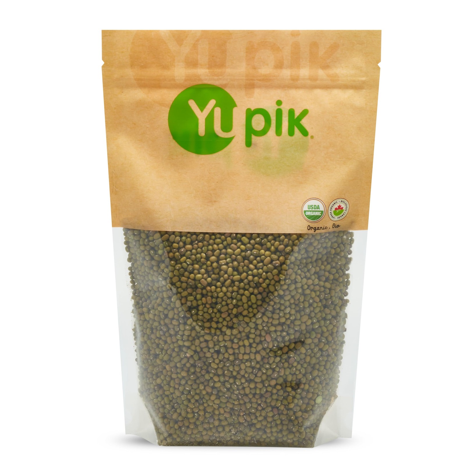 Yupik Organic Mung Beans, 2.2 lb (35.3 oz), USDA 35.2 Ounce (Pack of 1)