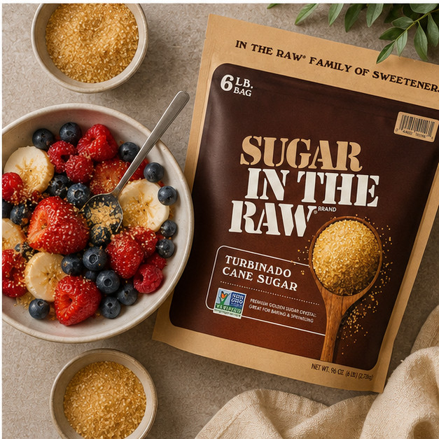 Sugar In The Raw, Turbinado Cane Sugar, 96 oz