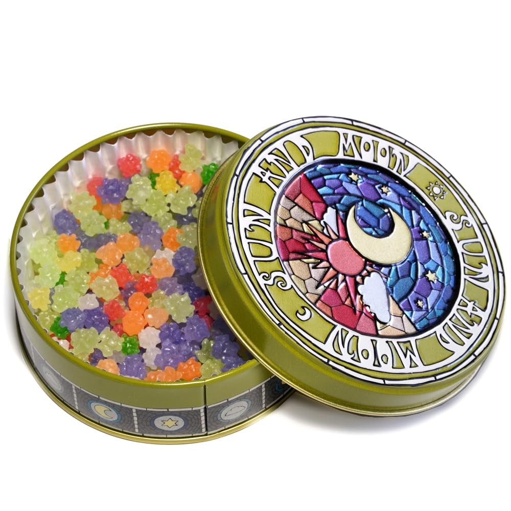 Konpeito Japanese Star Sugar Candy Sun & Moon 3.52oz [100g] – Colorful Crysta…