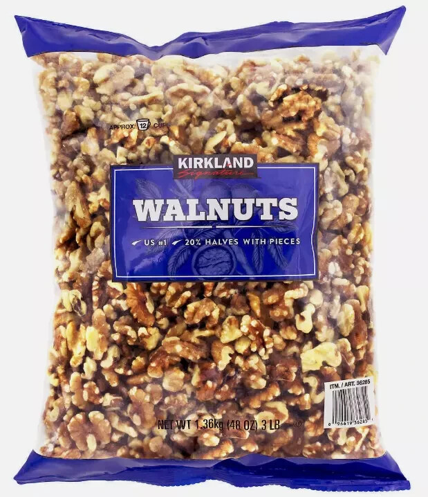 Kirkland Signature Walnut Halves, 3 Pounds