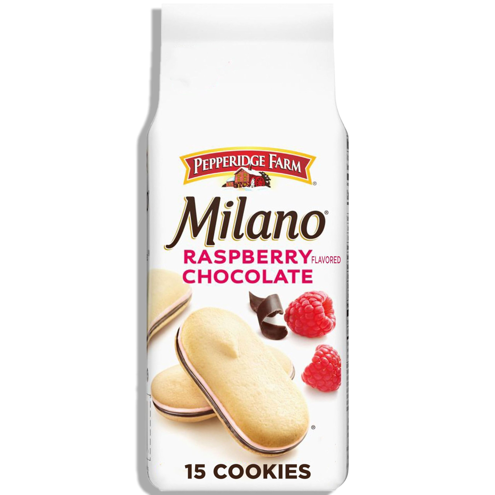 Pepperidge Farm Raspberry Chocolate Milano Cookies 7 Ounce Pack of 15