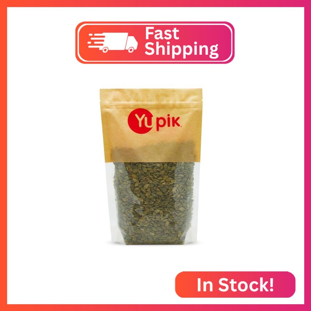 Yupik Raw Pumpkin Seeds, No Shell, 1 lb (16 oz), GMO-Free, Gluten-Free, Kosher,