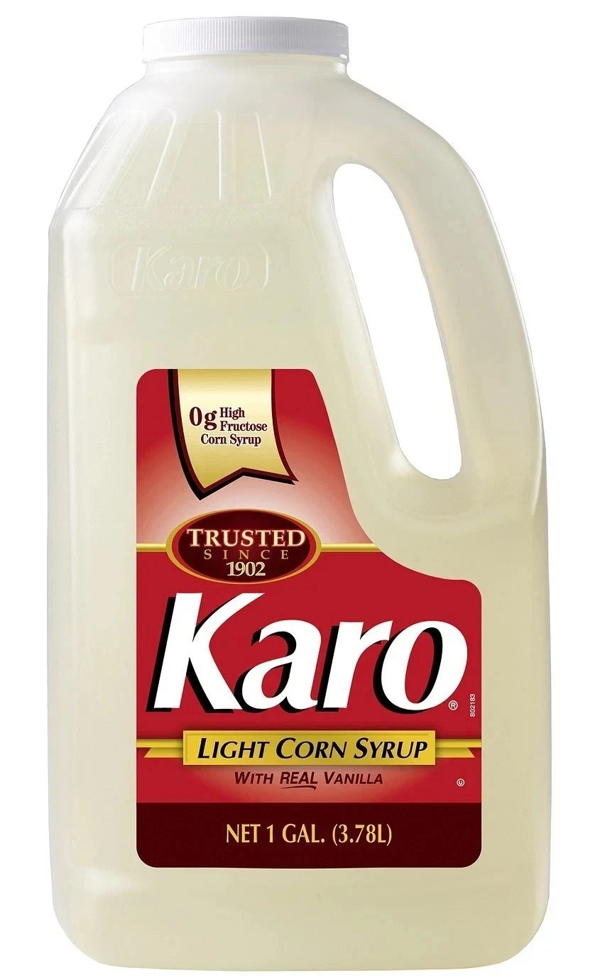 Karo Light Corn Syrup 128oz Gallon Baking Sweetener for Desserts & Candy