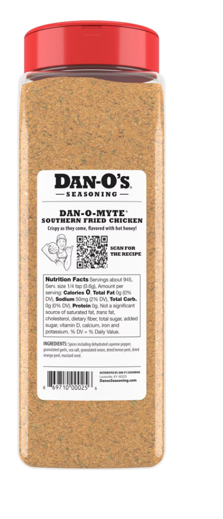 2-Pack Dan-O’s Spicy Seasoning 20 oz.