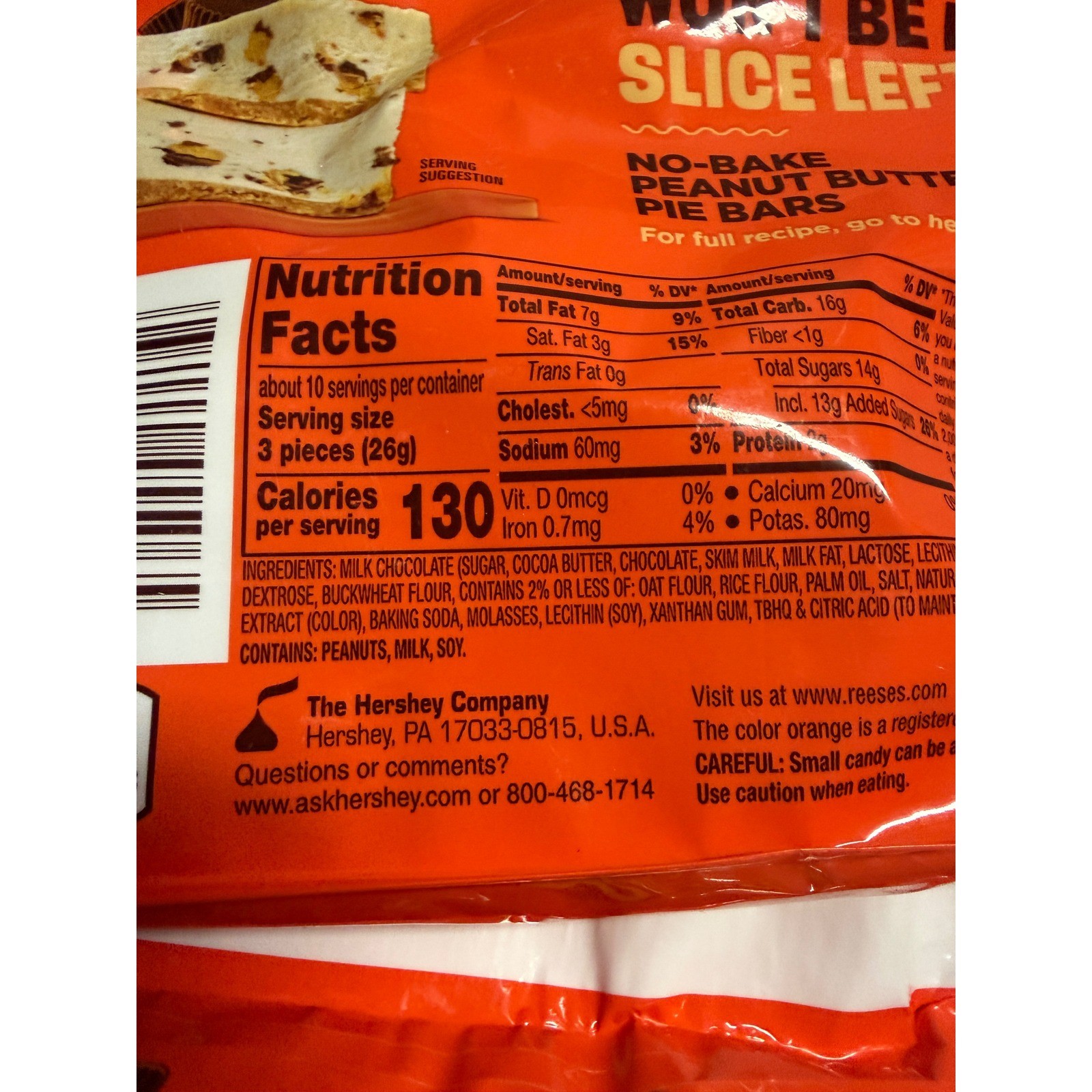 Reese’s Peanut Butter Pie Miniature Cups 2 Pack Share Pack Limited Edition 5/26