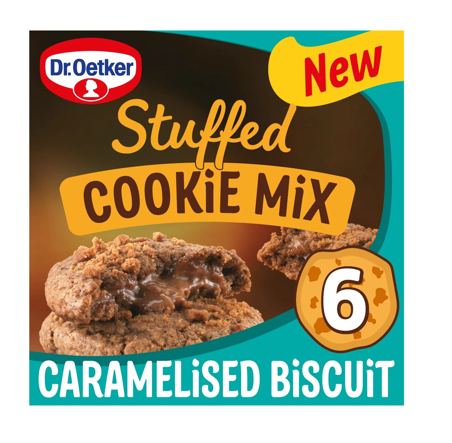 Dr. Oetker Caramelised Biscuit Stuffed Cookie Baking Mix 305g