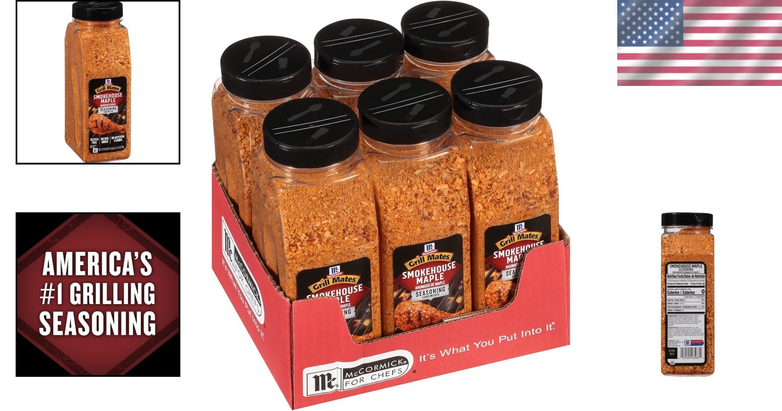 Master Griller’s Choice: Smokehouse Maple Seasoning, 6-Pack