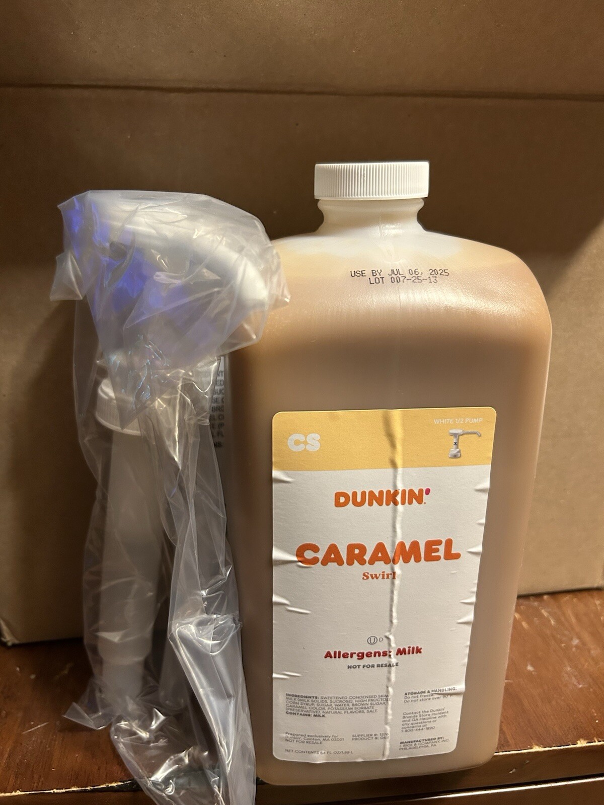 Dunkin Caramel Syrup