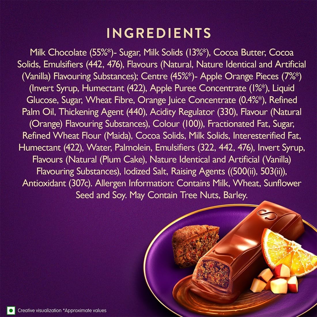 Cadbury Dairy Milk Silk Desserts Plum Cake Chocolate Bar 70g