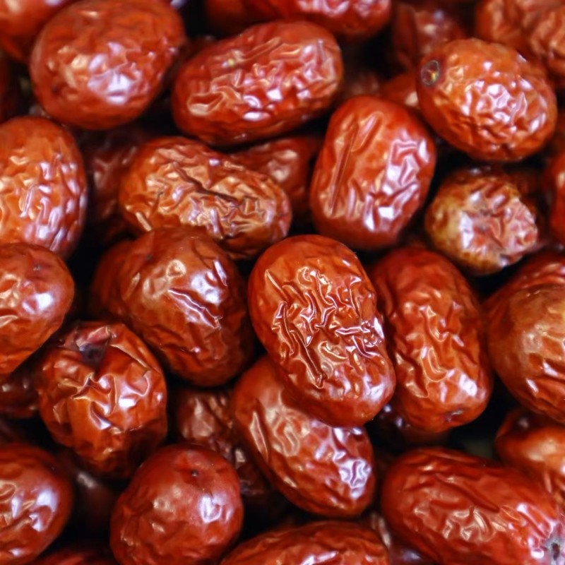 Dried Chinese jujube, 450g Chinese red dates super food snack, Vegan 九龍堂 红枣 枣