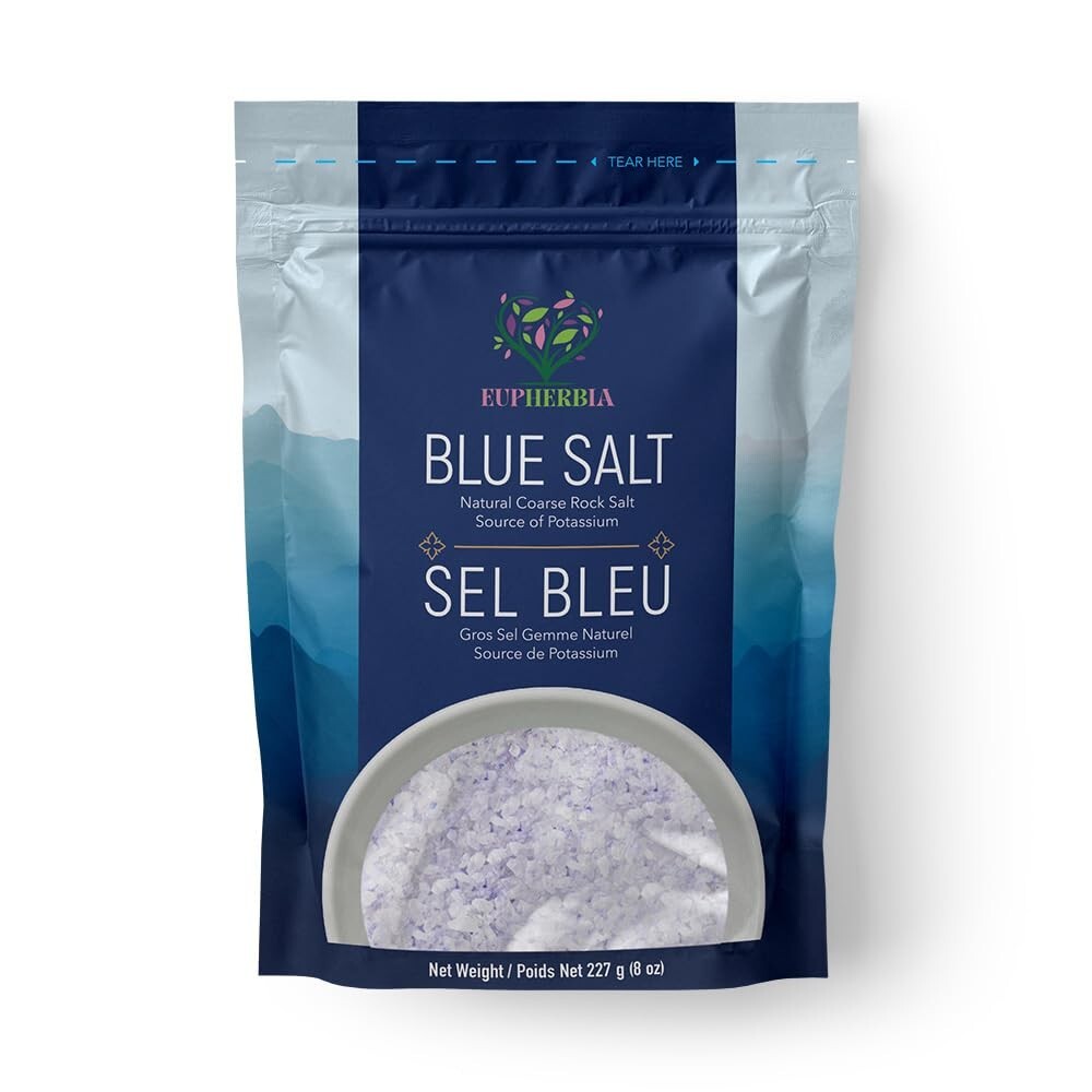 Blue Salt, Coarse, Rare Mineral Salt, High Potassium, Lower Sodium, Natural, …