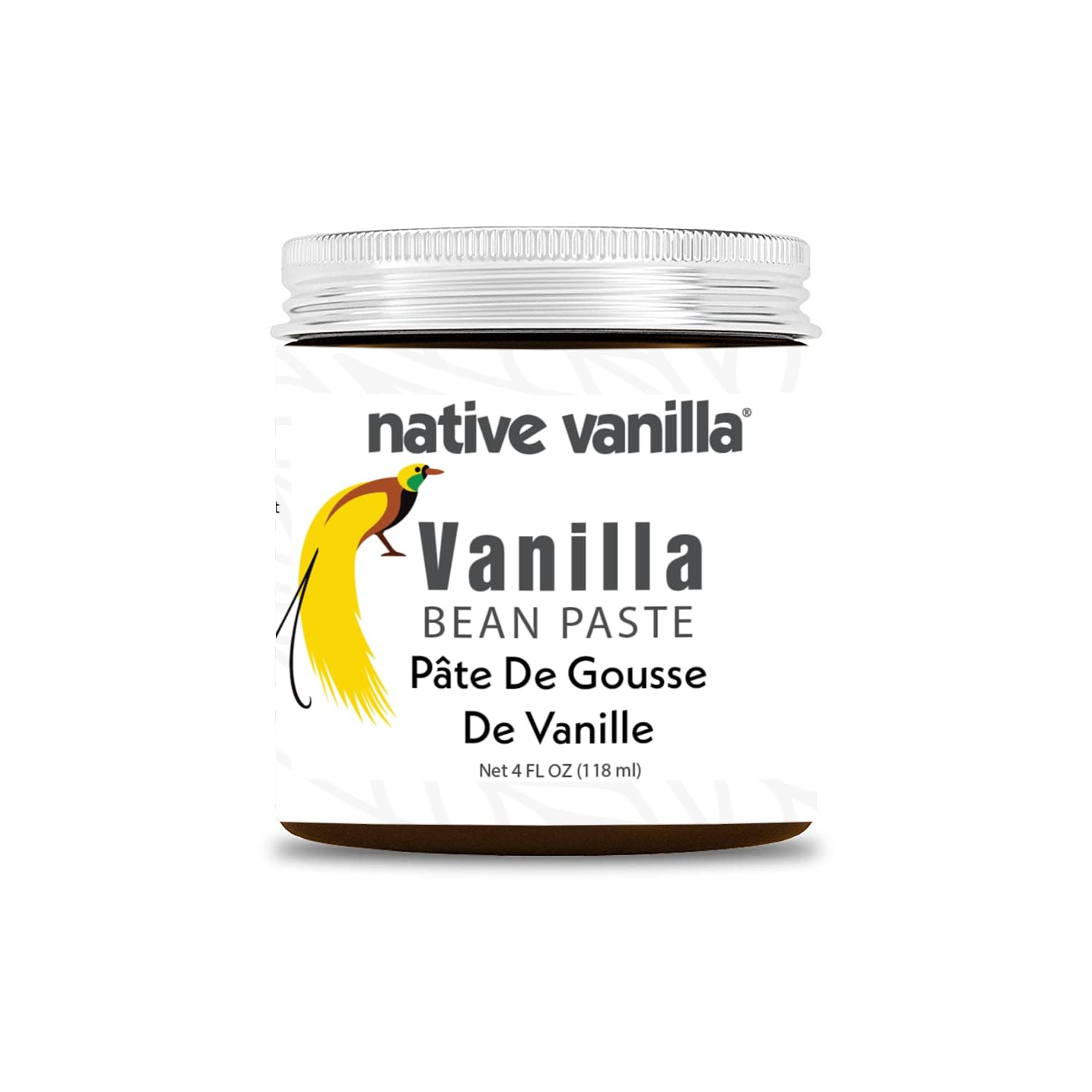 Vanilla Bean Paste – Native – All Natural Pure 4 Fl Oz (Pack of 1)