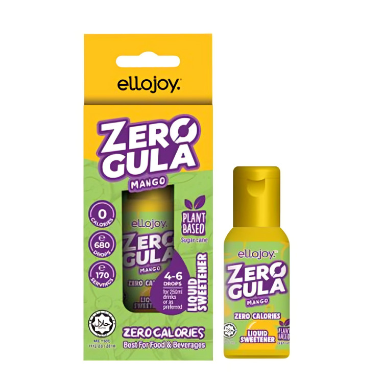 Ellojoy Zero Gula Liquid Sweetener | Non-Stevia Artificial Sweetener