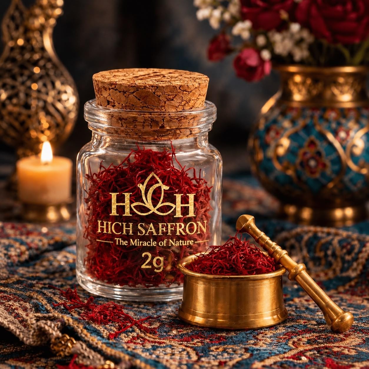 Super Negin Saffron Threads, Premium Grade A+ Saffron, Long Red Stigmas for R…