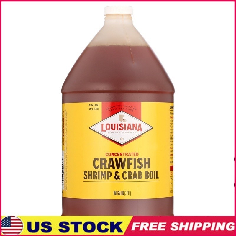 Crawfish Crab Shrimp Boil Liquid Cajun Flavor Gallon Seafood Seasoning New