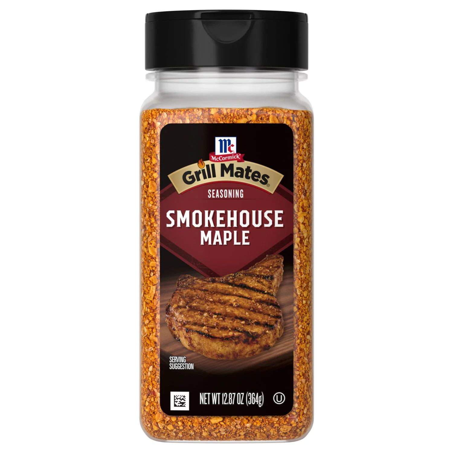 McCormick Grill Mates Smokehouse Maple Seasoning, 12.87 Ounce for Pork, Chicken