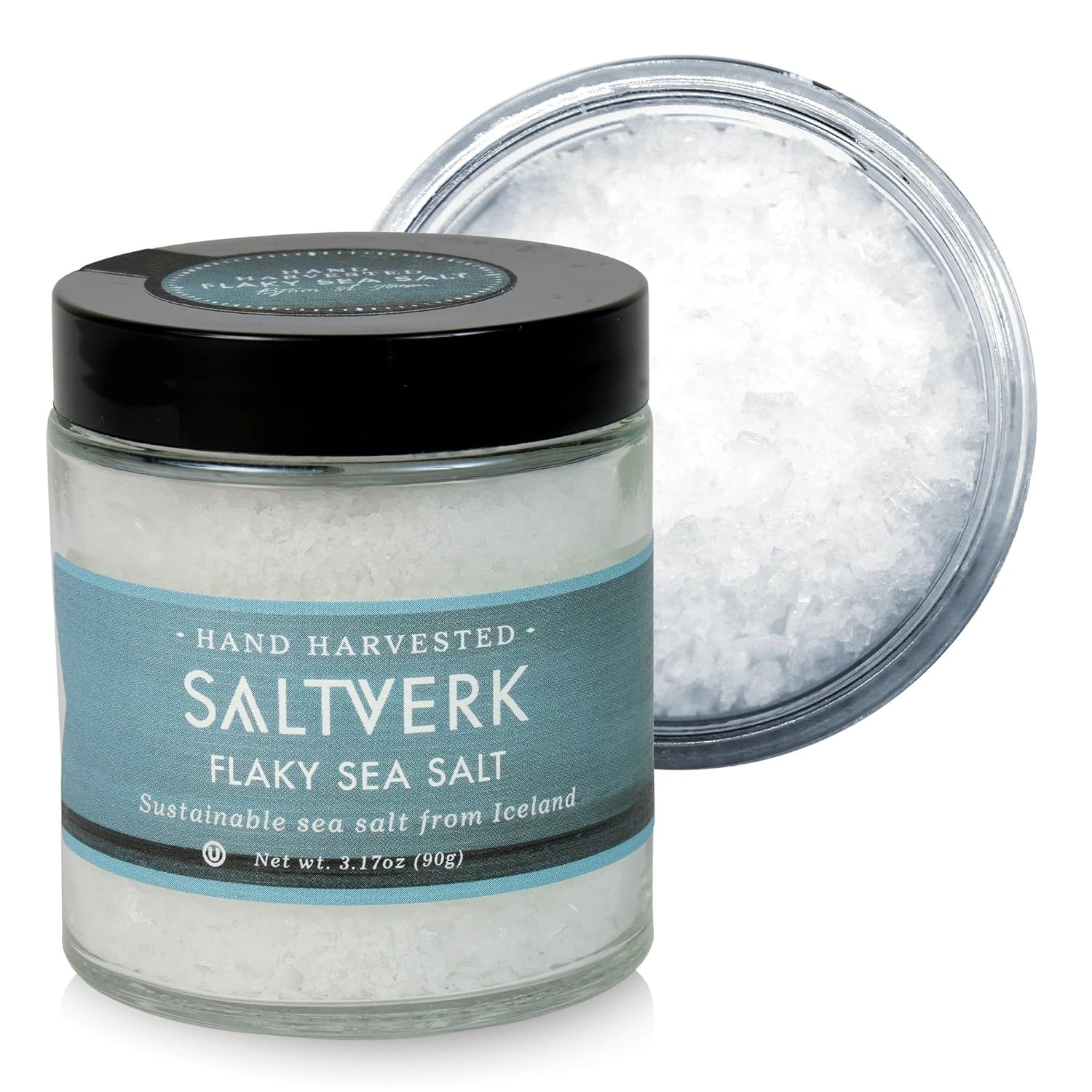 Elevate Your Cooking with Gourmet Icelandic Flaky Sea Salt – 3.17 Oz Box