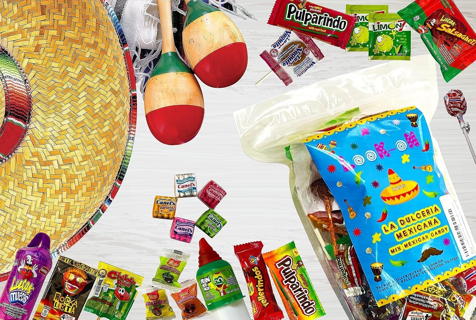 Mexican Candy Assortment – Spicy, Sweet, Sour Treats by LookOn (42 Count)