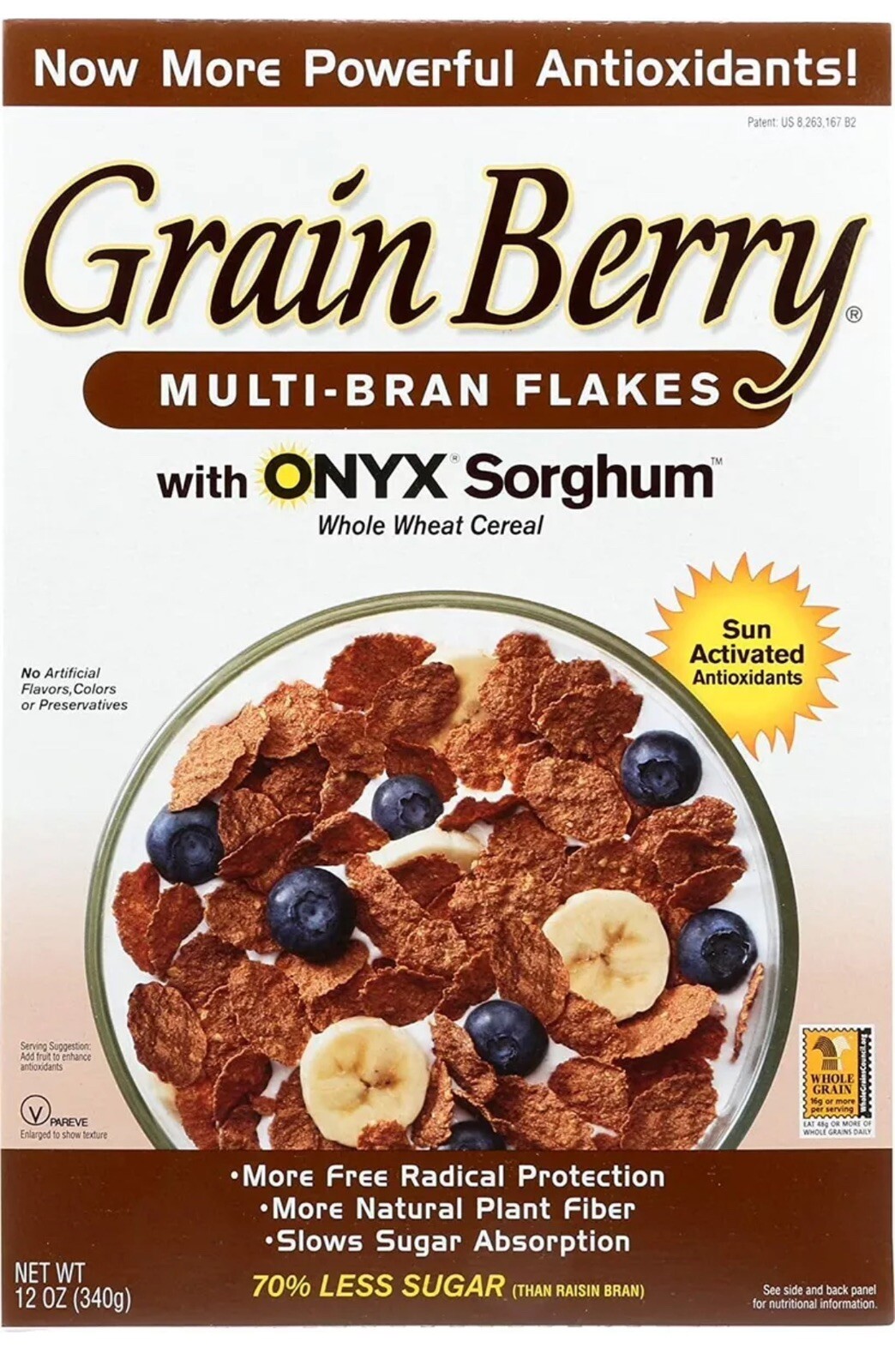 Grain Berry Bran Flakes Cereal, 12 Ounce