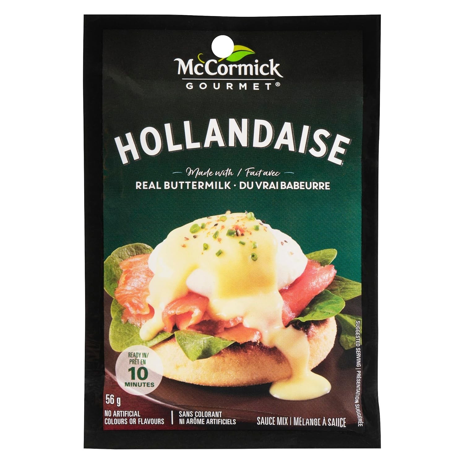 All-Natural Hollandaise Sauce Mix, 1.9oz – No Artificial Colors, Gourmet Taste