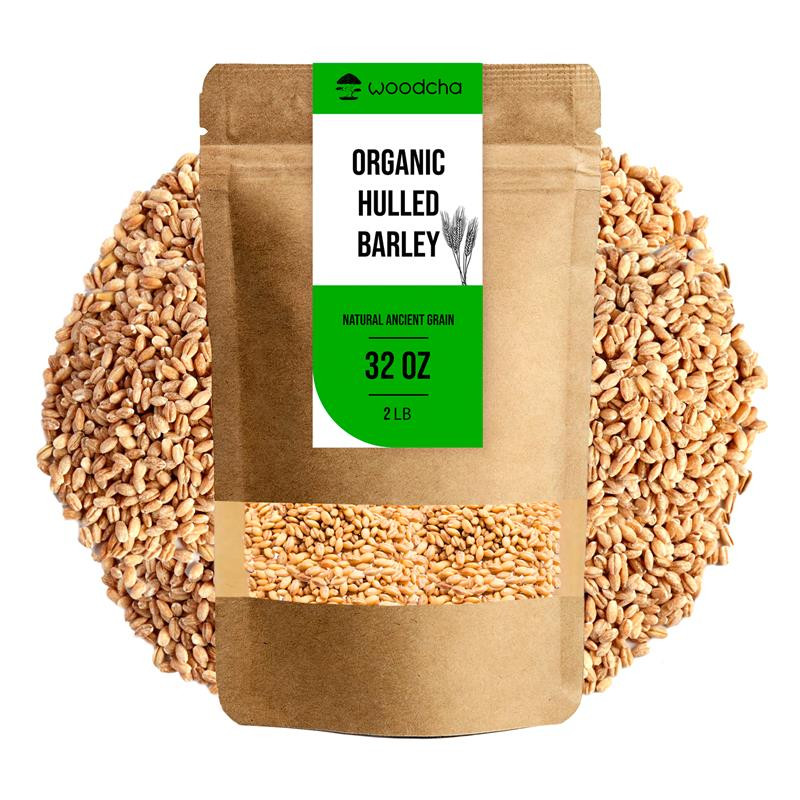 Organic Hulled Barley – Whole Grain, Non-GMO, Natural Ancient Grain- 2Lb