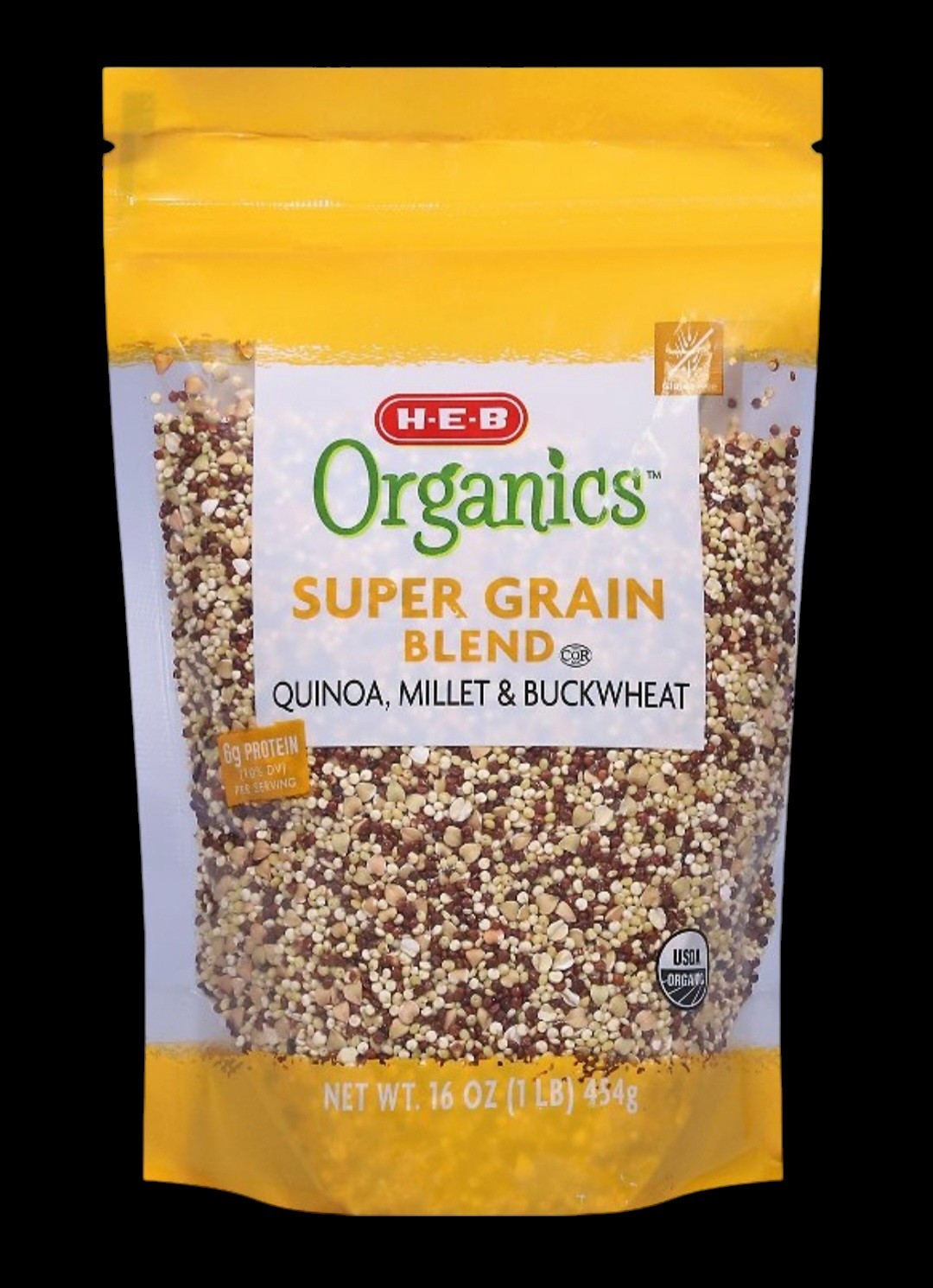 Organic 6g Protein Super Grain Blend – Quinoa, Millet & Buckwheat