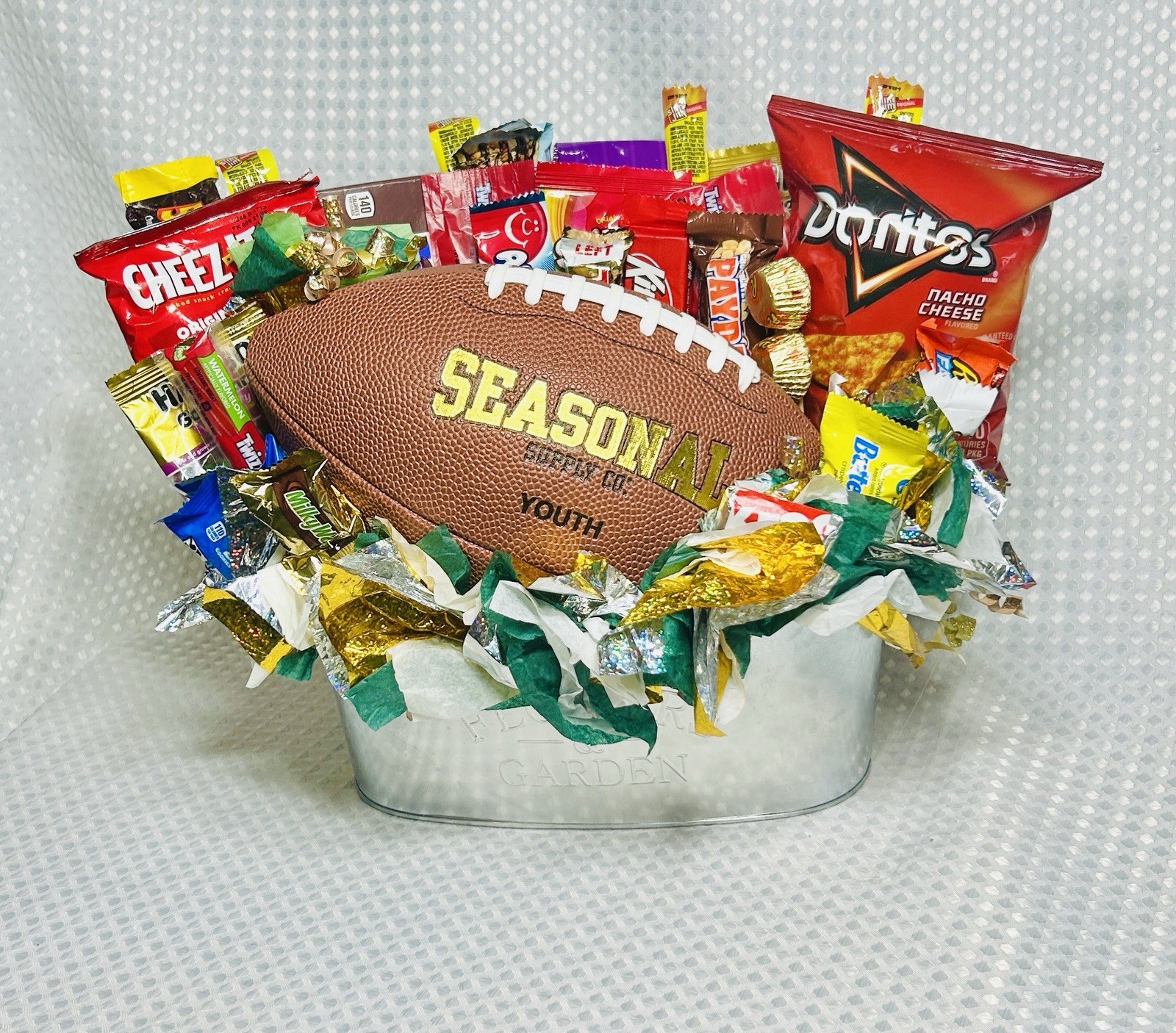 Football Fan Candy And Snack Gift Bouquet