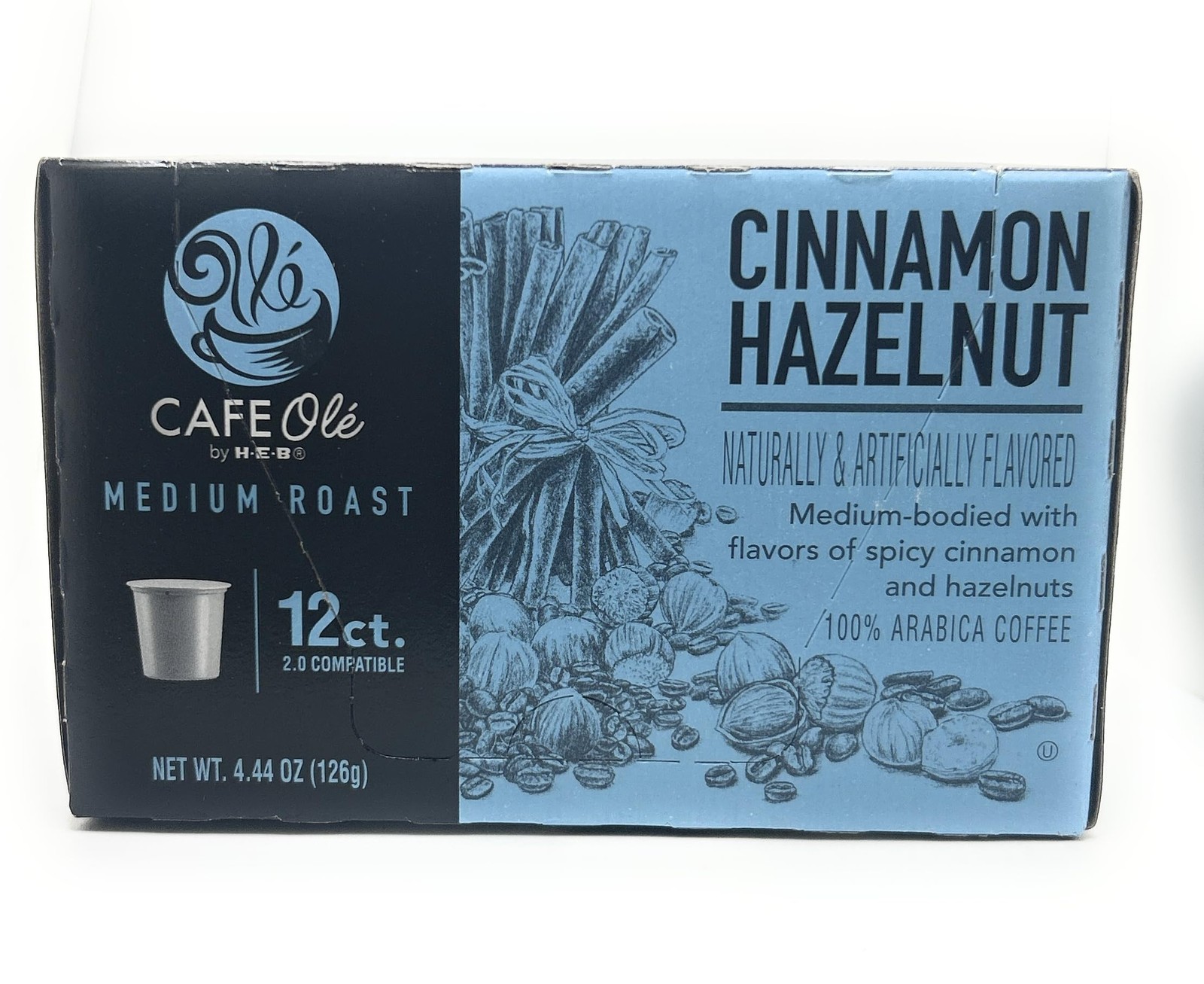 Cafe Ole HEB Single Serve Coffee Pods 12 Count – 2 Boxes (24 Total Pods)