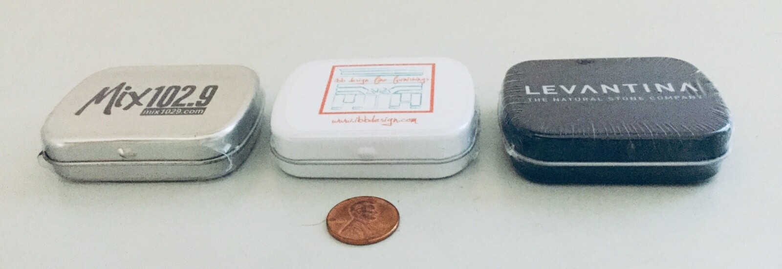 Lot of 3 Identical Random Branded Tins Peppermint Breath Mints Sealed SHIPS FREE