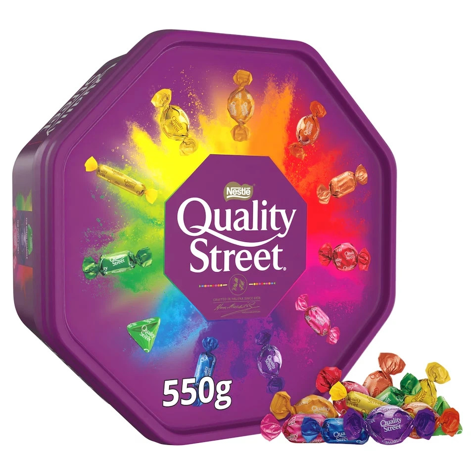 Quality Street 550g Assorted Chocolates Toffees Tub Gift Treat Sweets