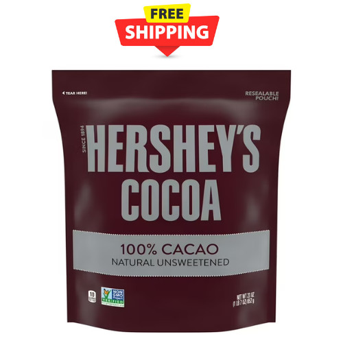 Hershey’s Cocoa 100% Cacao Natural Unsweetened, 23 oz.