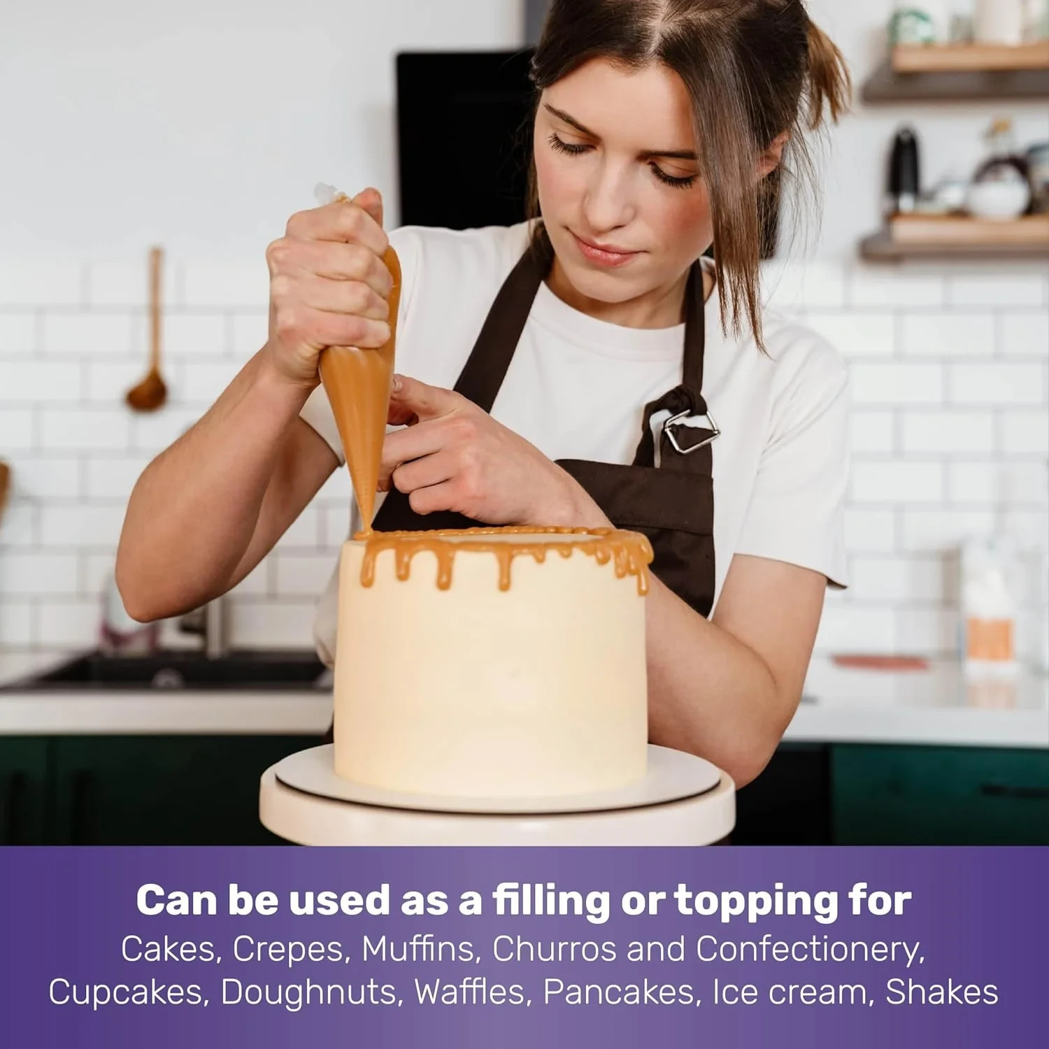 Dulce de Leche Caramel Sauce for Coffee/Dessert/Ice Cream/Cake 11 Lbs EXP 4/2027