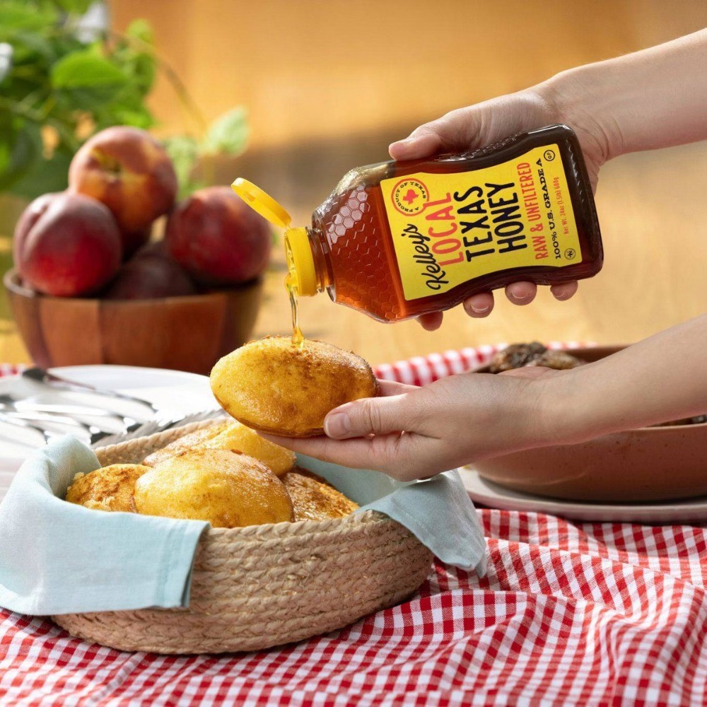 Kelley’s Local Texas Raw & Unfiltered Honey – 24oz
