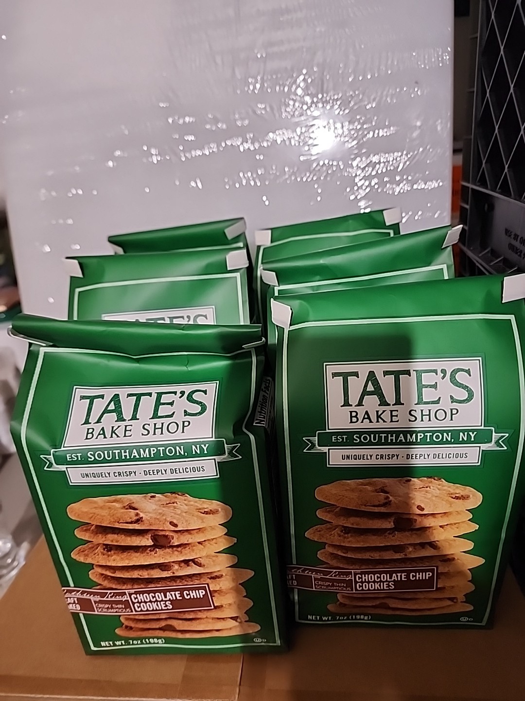 Tate’S Bake Shop South Hampton NY Chocolate Chip Cookies 6 BAGS Tates BB 04/2026