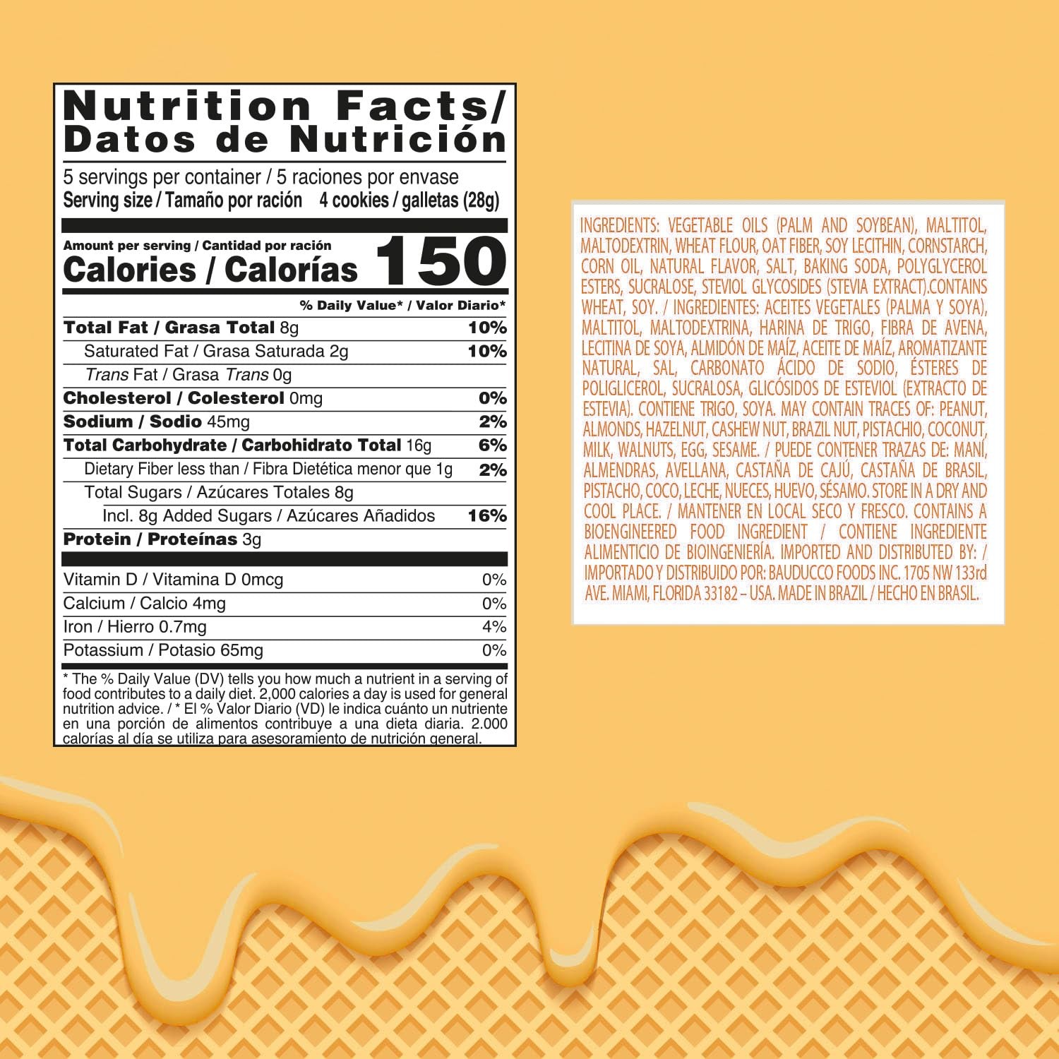 Peanut Butter Wafer Cookies – Crispy Snack with Indulgent Layers – 5 oz