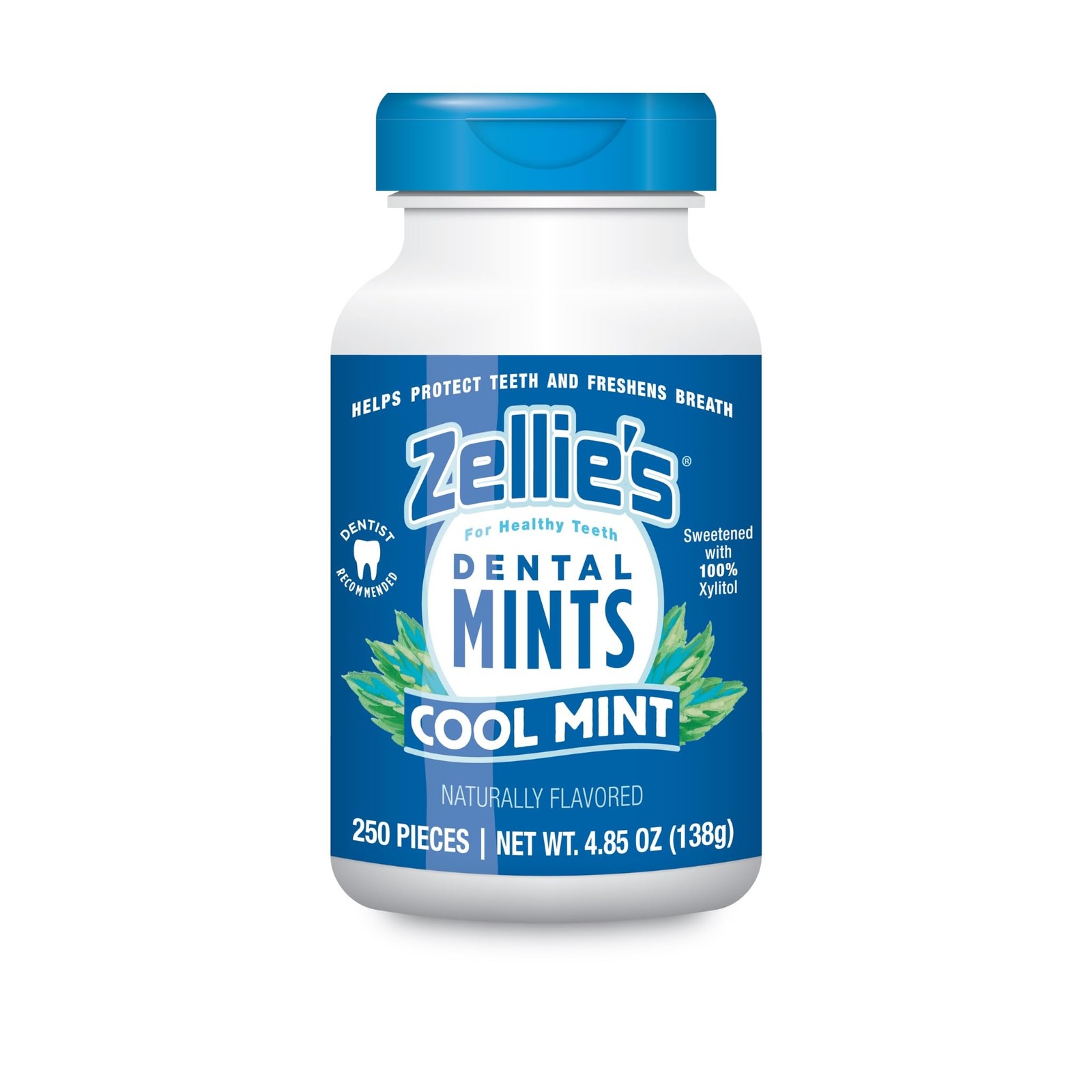 Zellie’s | 100% Xylitol Cool Mint Breath Mints | No Aspartame, Gluten Free, V…