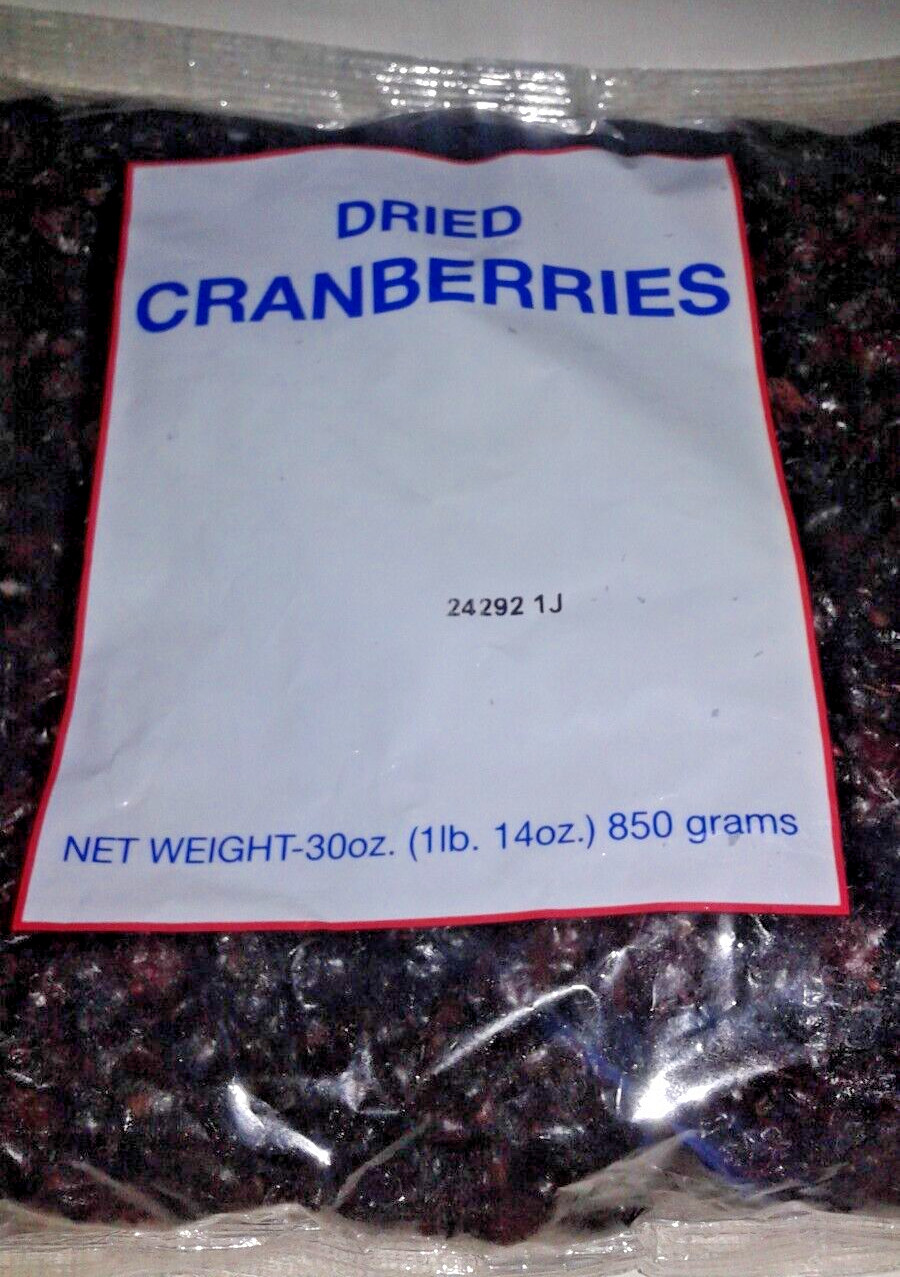 USDA Dried Cranberries 30 oz (1 lb. 14 oz / 850 g)