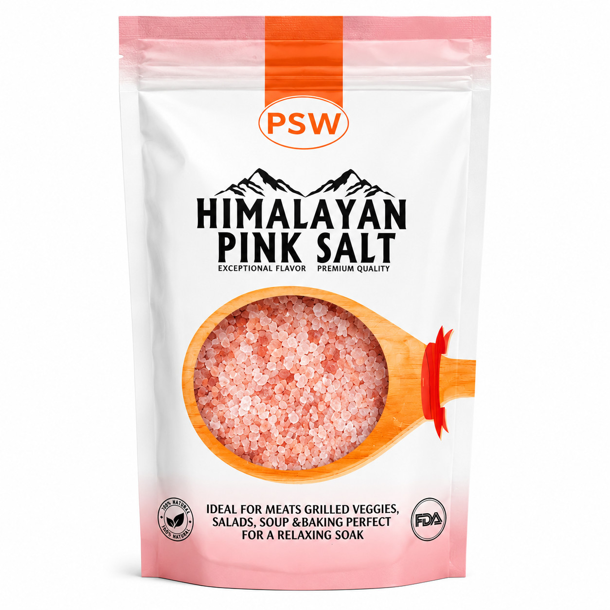 Himalayan Pink Salt Coarse Grain 5 lb Natural Food Grade Grinder Refill Edible