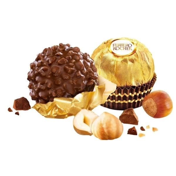 Ferrero Rocher Fine Hazelnut Chocolates Gift Box 48 Pieces 21.2 oz