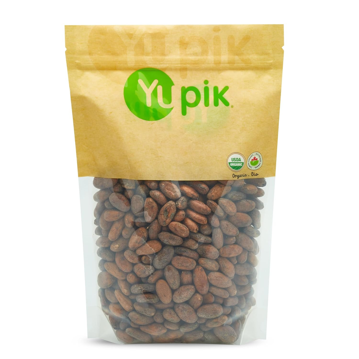 Organic Raw Cacao Beans 2.2 lb Unroasted Vegan Gluten Free Chocolate Making