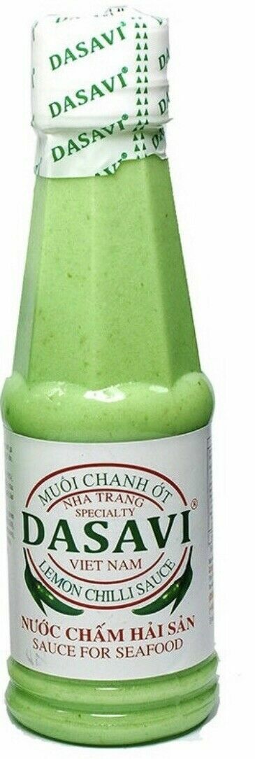 Dasavi Lemon GREEN Chili Sauce for Sea Food Muoi Ot Xanh 9.2 oz SPECIALITY