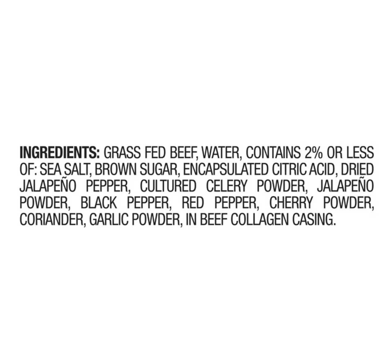 Member’s Mark Jalapeno Grassfed Beef Sticks, 12 Ct, 1 oz, Gluten Free