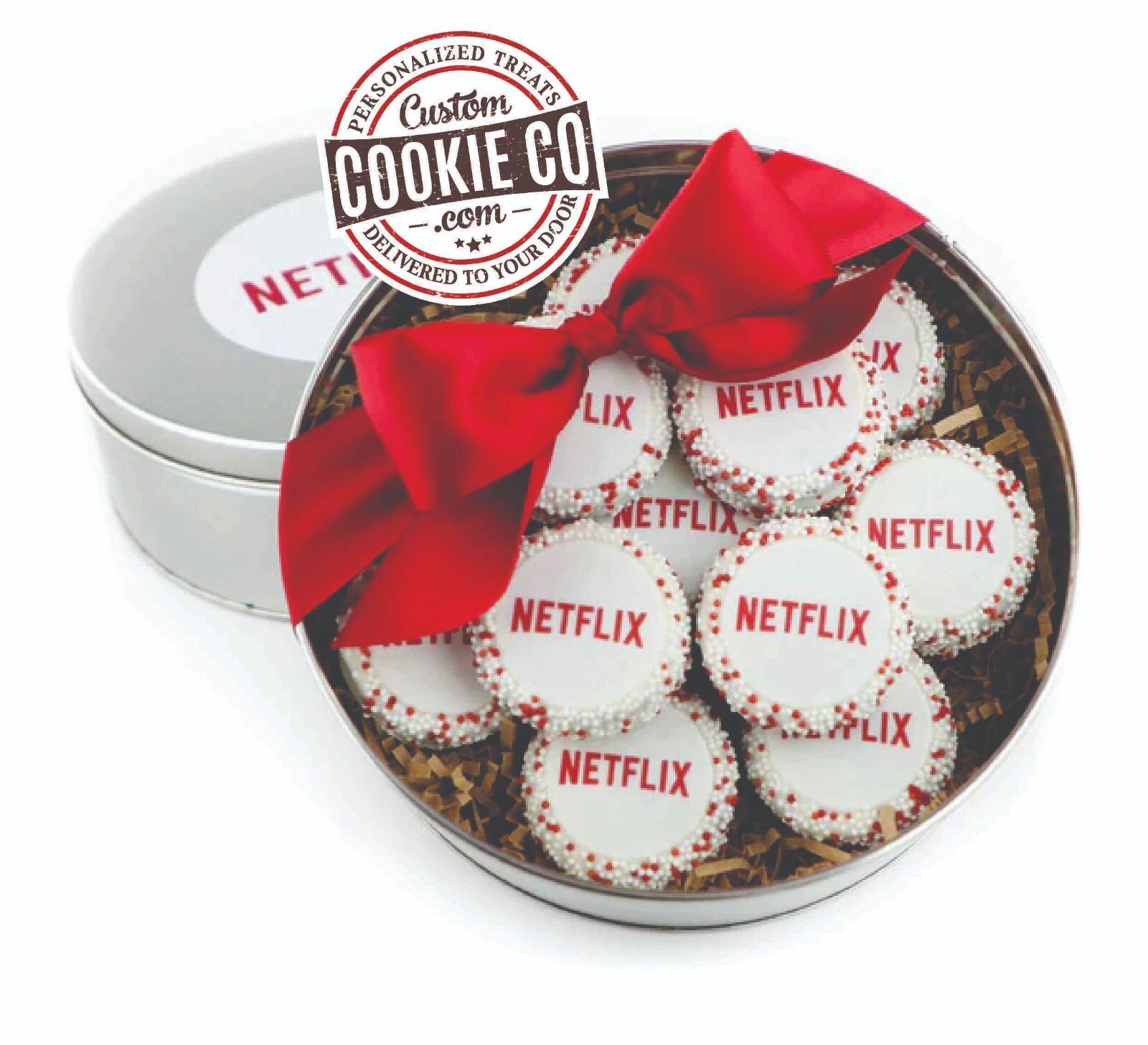Logoed | Picture | Corporate | Branded | Oreo Sandwich Cookied – 16 Pcs | Tin