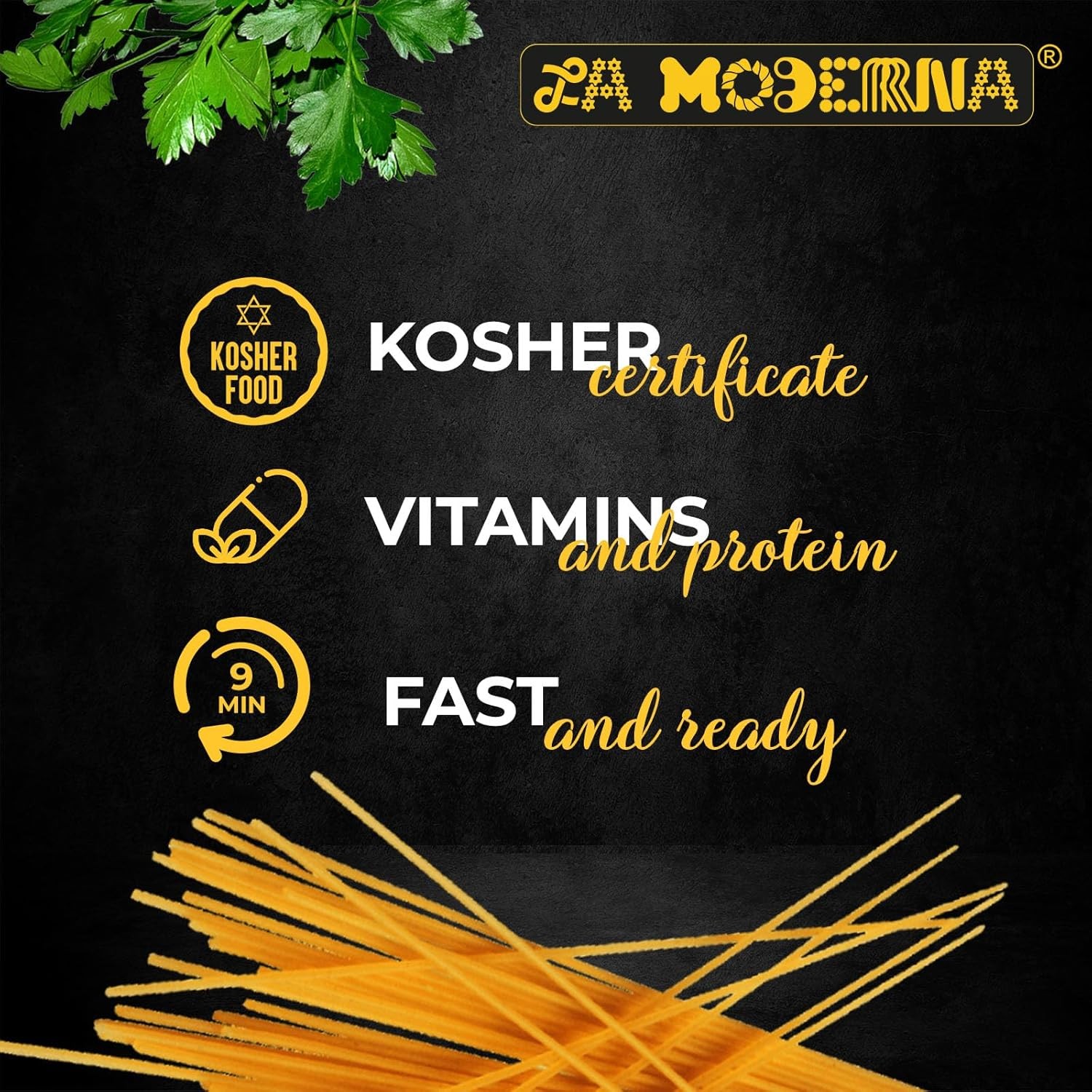 LA MODERNA Spaghetti Pasta 16 oz (Pack of 1) | Durum Wheat Semolina Pasta |