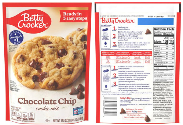 Chocolate Chip Cookie Mix (2 Bags, 17.5 oz. each bag)